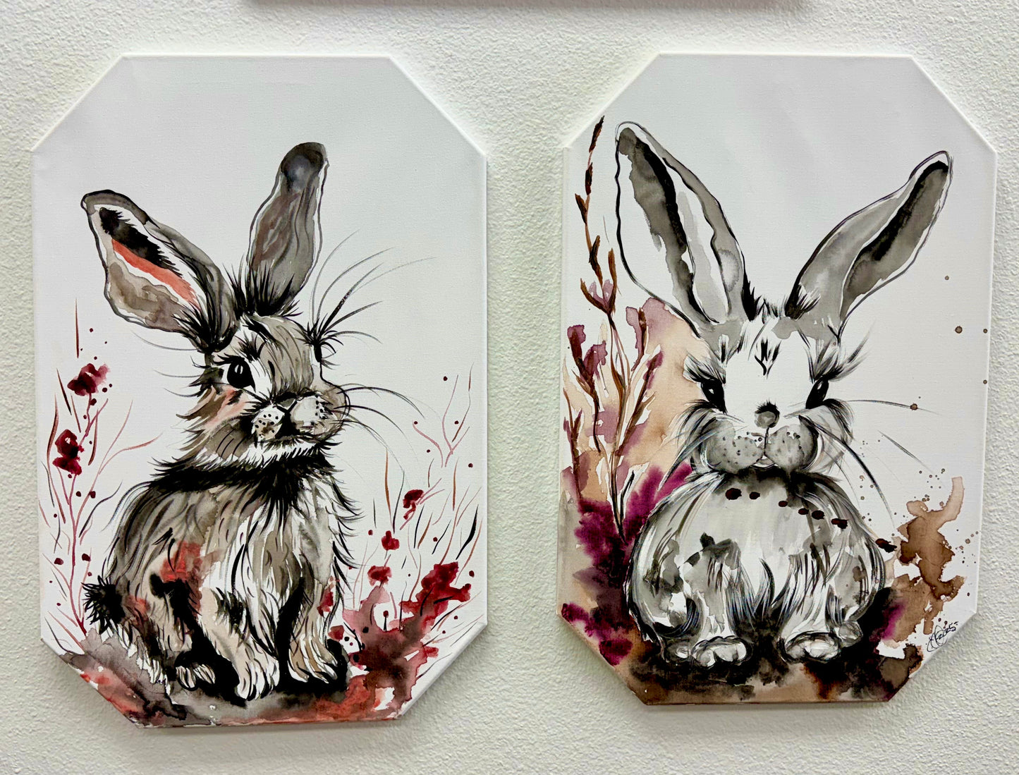 Bunny painting March 20th